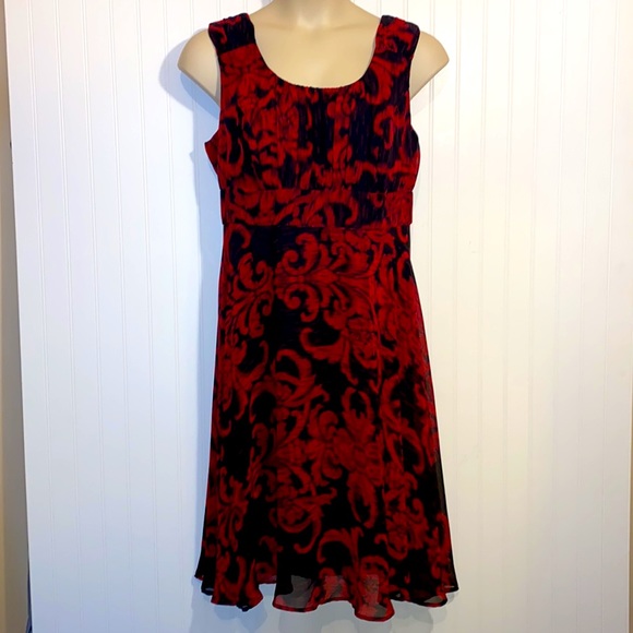 Dress Barn Dresses & Skirts - Dress Barn sexy red and black dress formal wear